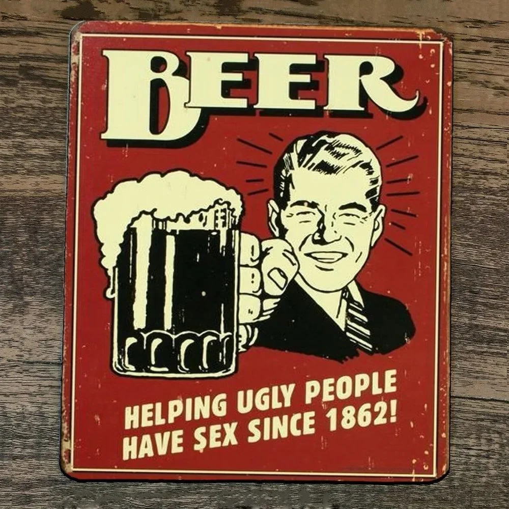 Mouse Pad Beer Helping‎ Ugly People Have Sex Since 1862